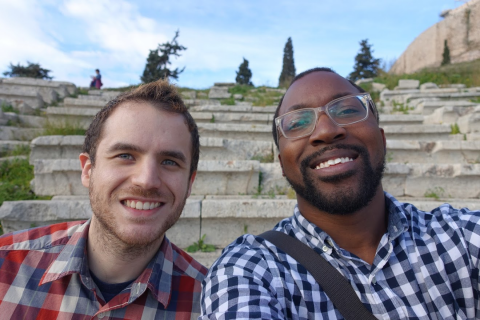 Jason and Pano in Greece