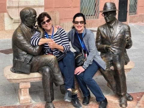 Lisa and Linda in Antequera Andalusia Spain Fall 2019