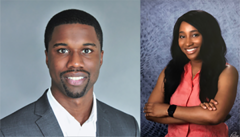 Photos of Jason Callender ‘09 and Hawa Anthony ’18