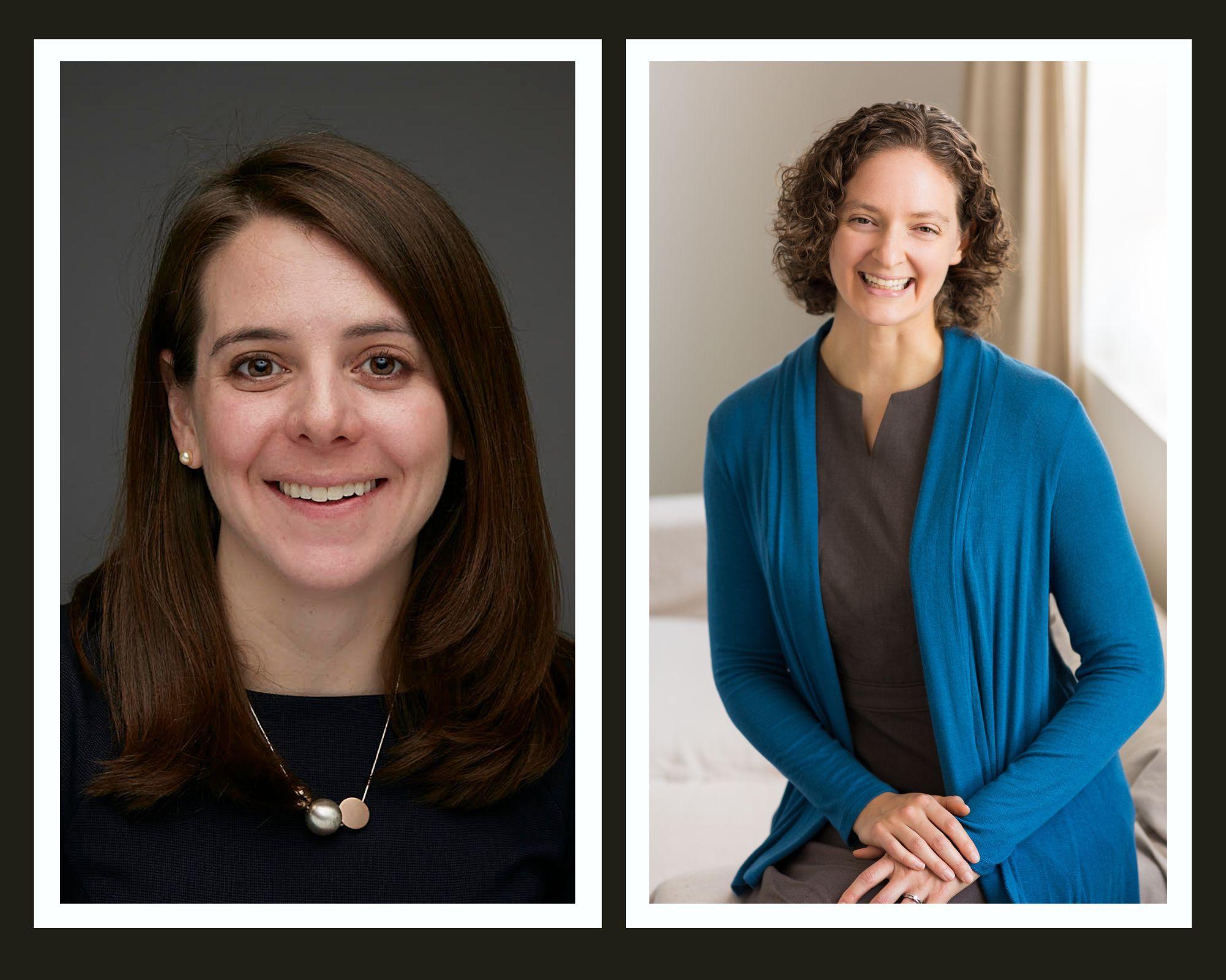 Picture of Kate Carney (left) and Alison Cardy (right), who were connected on Coaches Corner - a program connecting Terps with career coaches that help them start, advance or pivot their career.