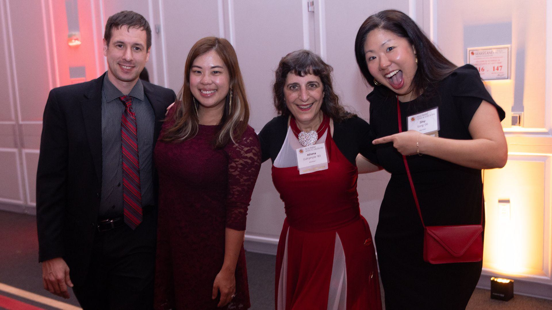 Alums enjoy Valentine's Dance together