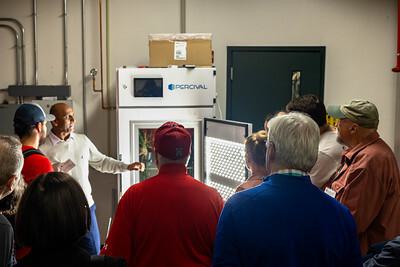 Tour of a research facility
