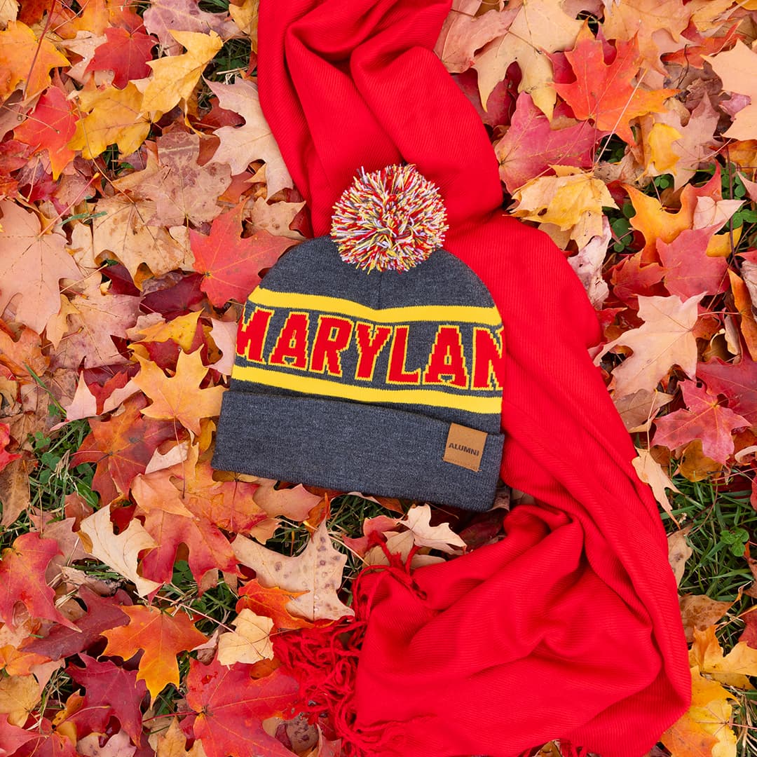 Maryland Winter Beanie In Leaves