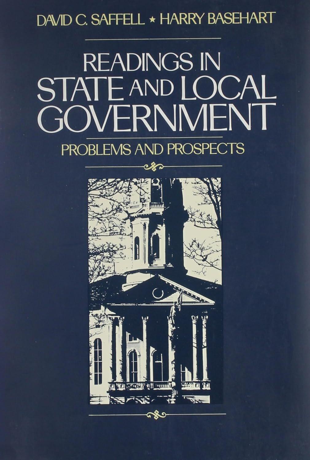 Readings in State and Local Government