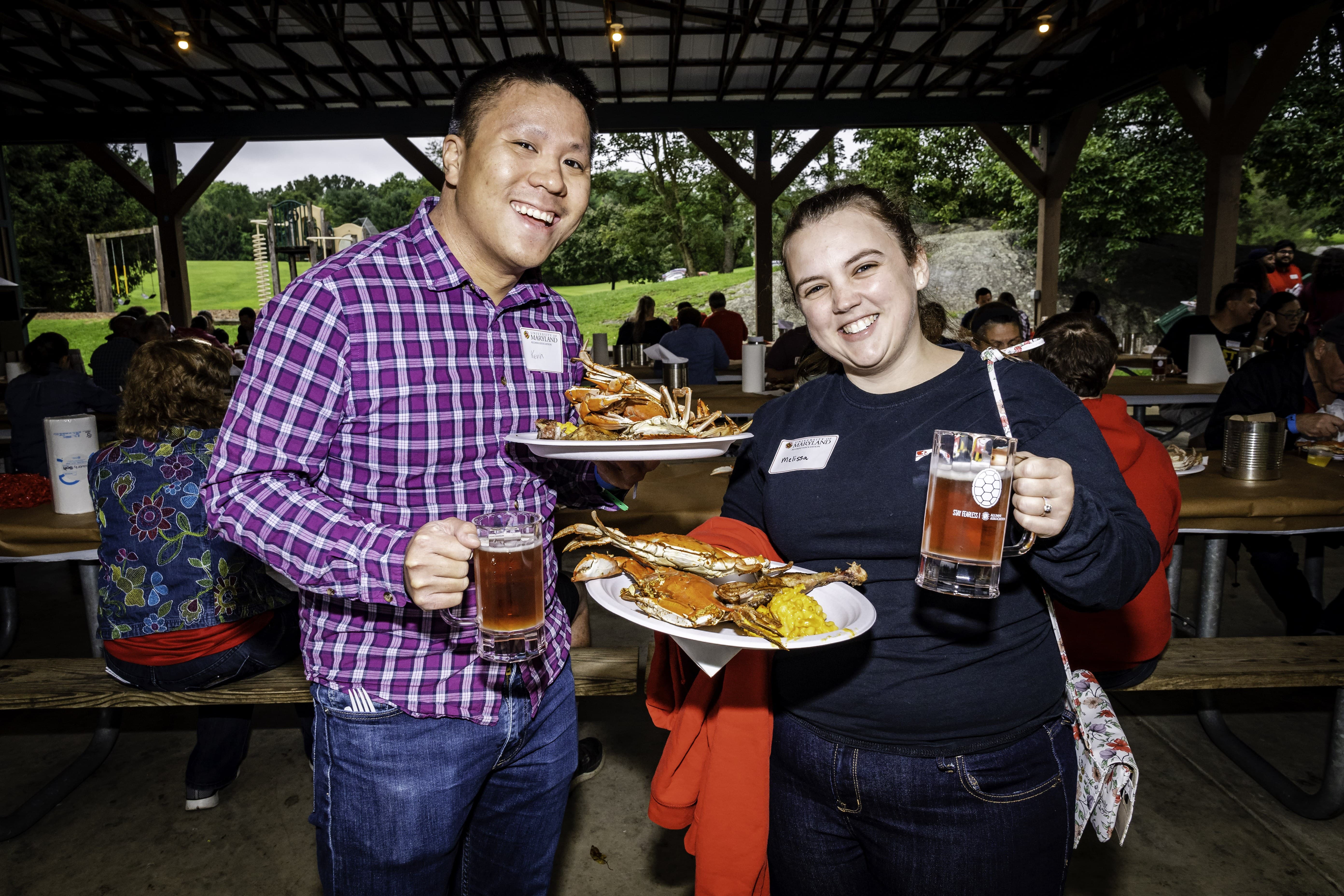 Terps enjoy crabs at 2019 Montgomery County Crabfeast