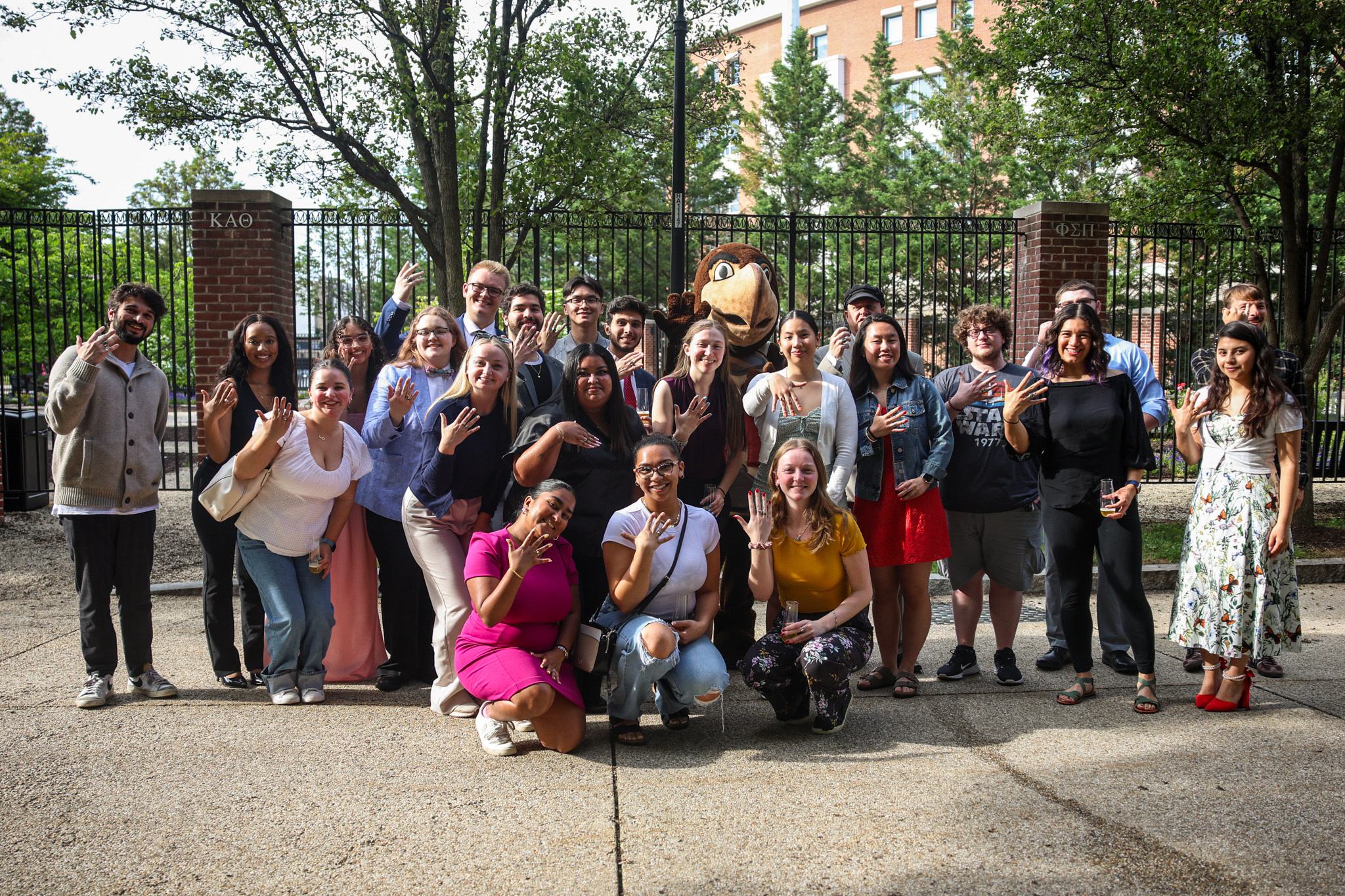 Group photo from the Ring Ceremony held in May 2024.