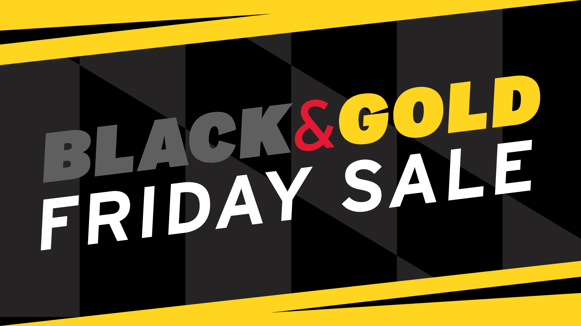 Black & Gold Friday Sale