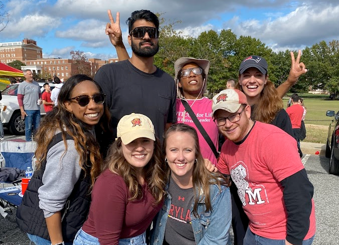 CIVICUS members at a tailgate