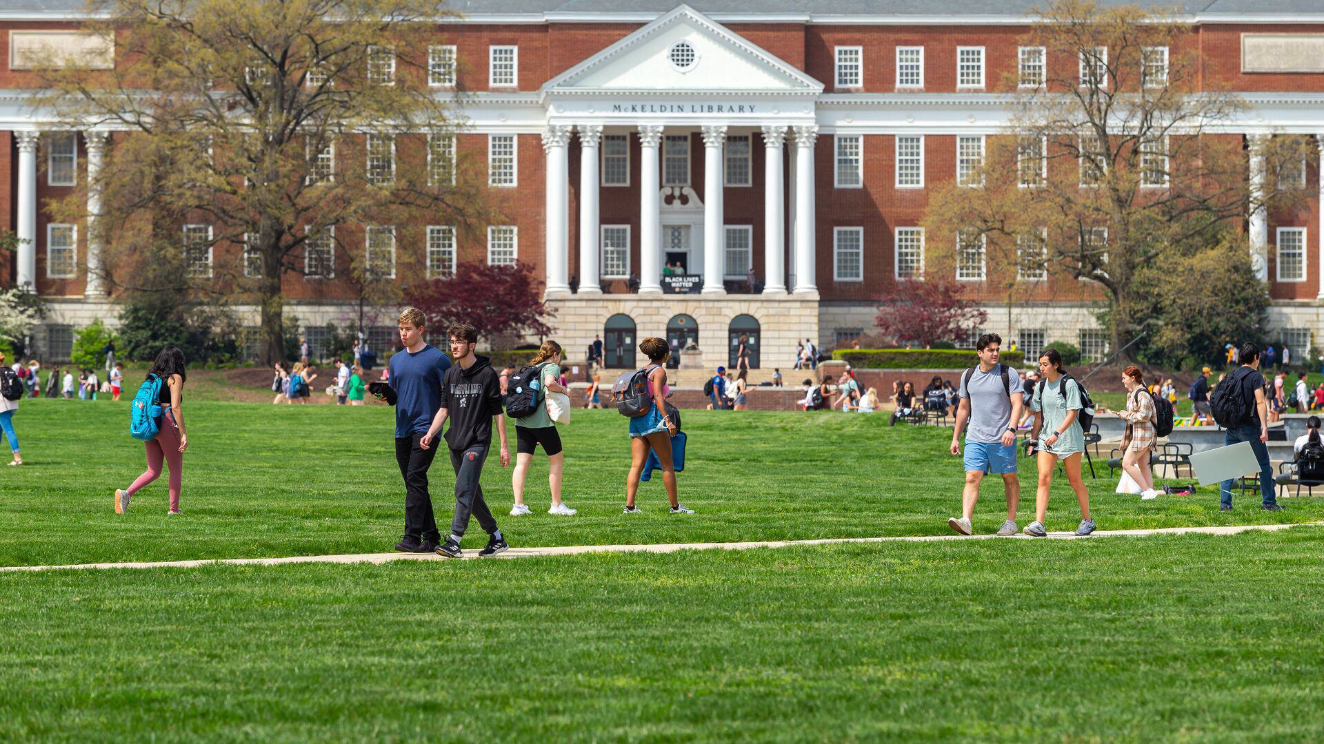 Students at campus