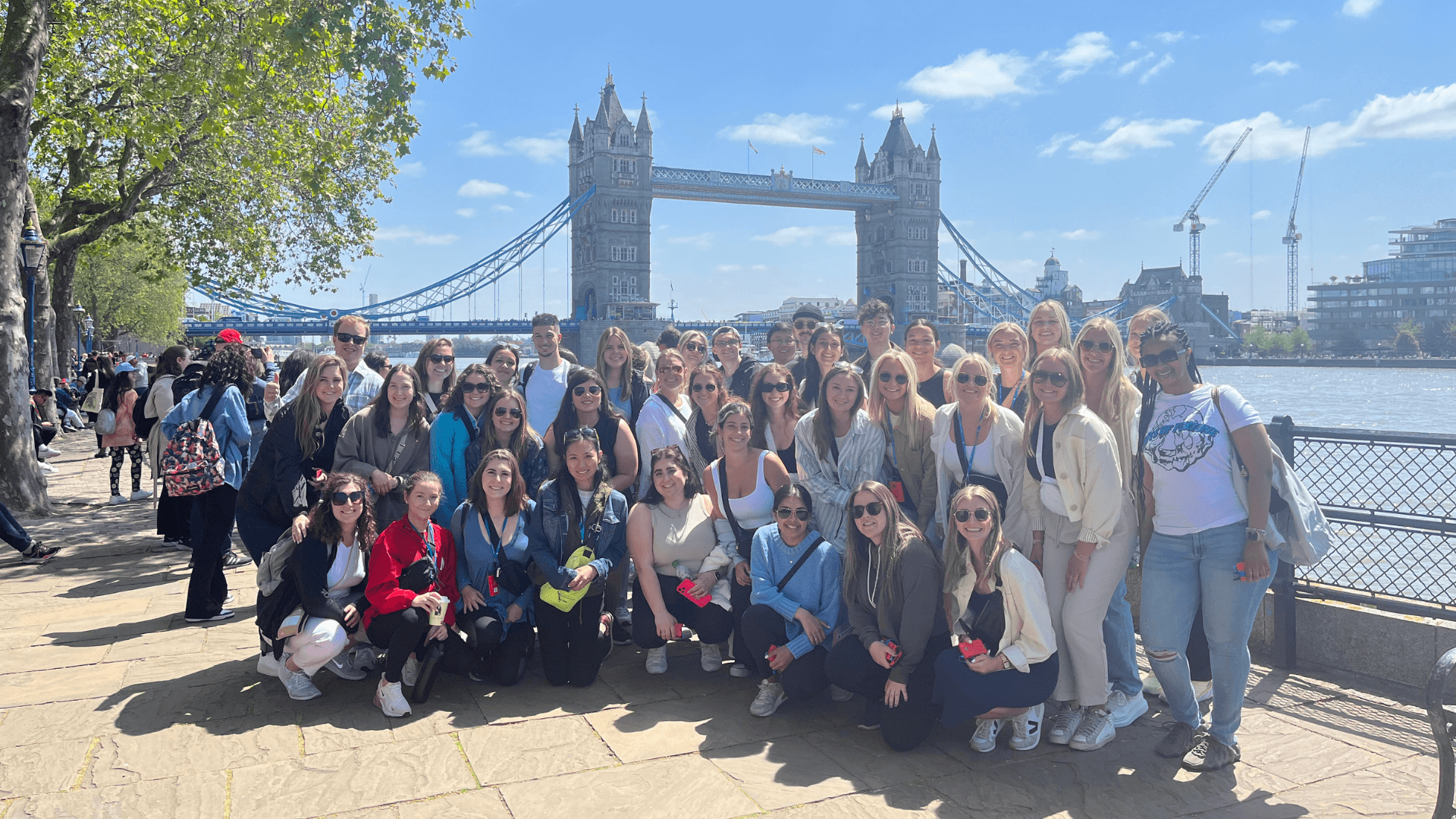 Group photo by Tower Bridge